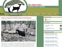 Tablet Screenshot of livingwithgoats.com